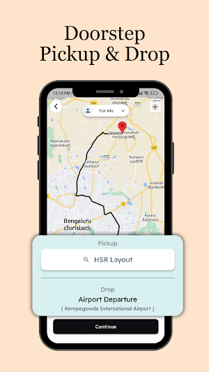 QuicReach: Cab-Sharing App Screenshot 3