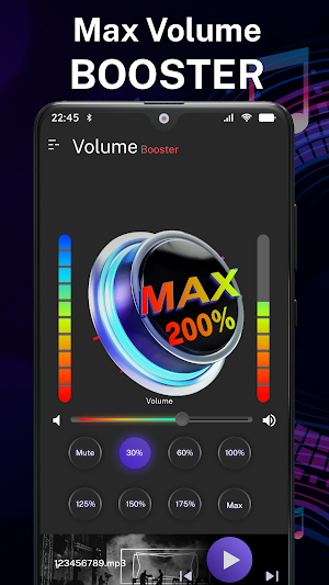 Volume Booster-Sound Equalizer Screenshot 2