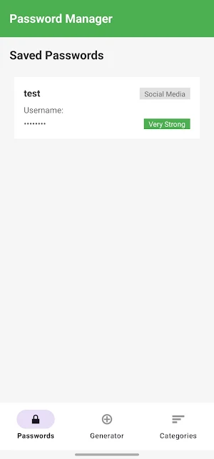 Password Manager Screenshot 1