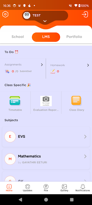 Darsh Universal School Screenshot 1