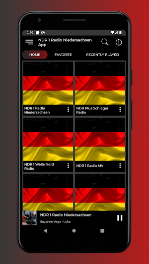 NDR 1 Radio Niedersachsen App Screenshot 0