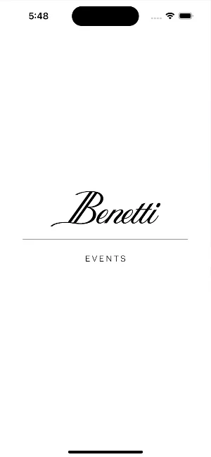Benetti Events Screenshot 0