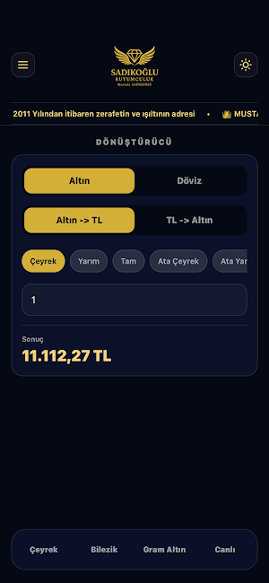Sadıkoğlu Kuyumculuk Screenshot 3