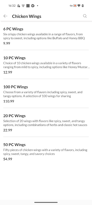 Atl Buffalo Wings Screenshot 2