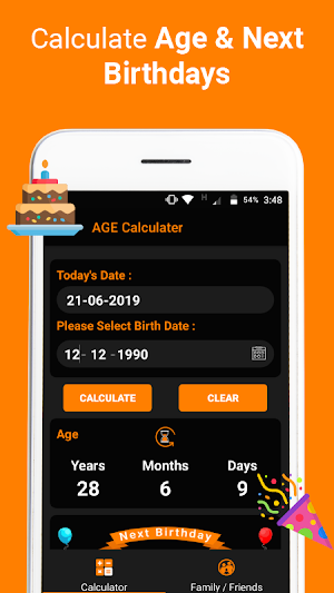 Age Calculator - 🎂 Birthday Calendar & Reminder Screenshot 2