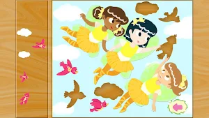 Fairy Ballerina Puzzles Golden Screenshot 2