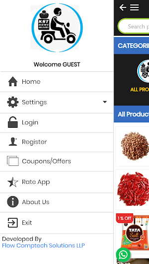 KST Home Delivery Screenshot 3