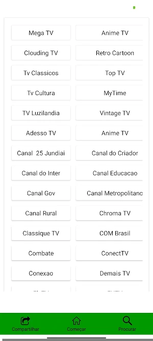 Canais do Brasil - TV Ao Vivo Screenshot 3