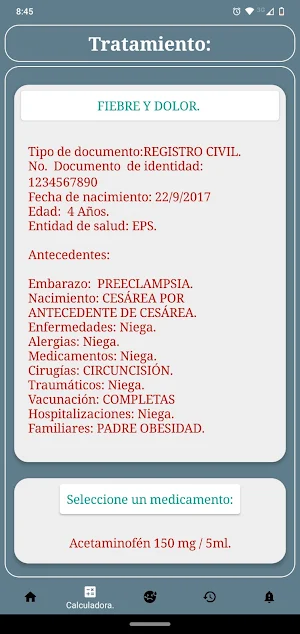Fiebre y dolor. Screenshot 2