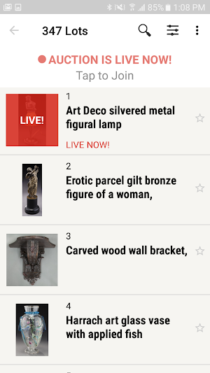 Dallas Auction Gallery Screenshot 1