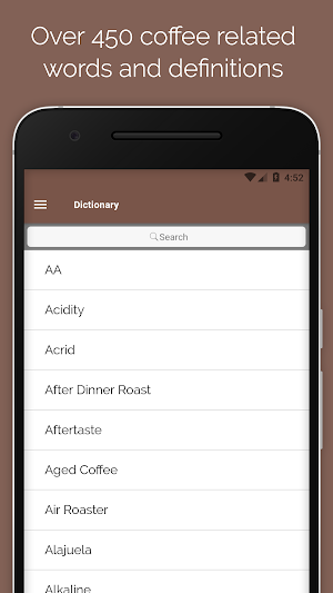 Barista Coffee Dictionary A-Z Screenshot 0