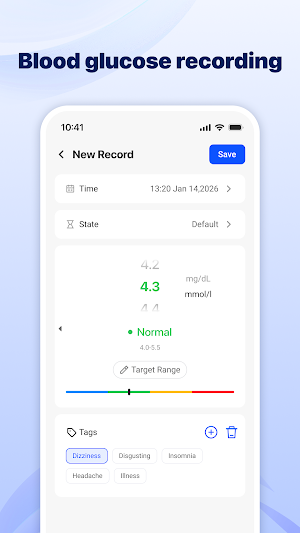 Blood Pressure Log Screenshot 3