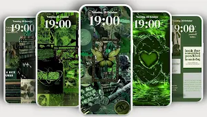 Green Aesthetic Wallpaper Screenshot 2