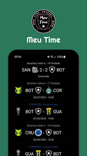 Meu Time Screenshot 0