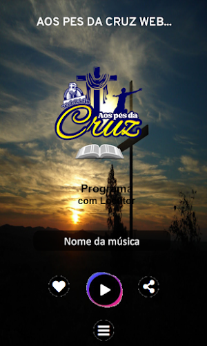 Aos Pés da Cruz Web Radio Screenshot 1