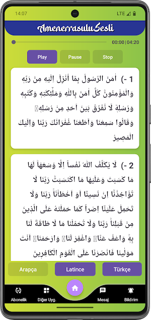 Amenerrasulü Sesli - Okunuşu Screenshot 3