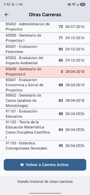 Postgrados CUNOC Screenshot 3