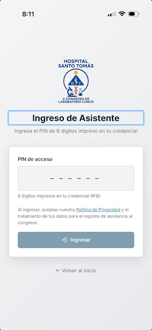 Congreso Lab Clínico HST 2026 Screenshot 1