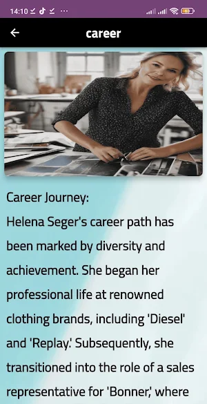 a job helena seger young Screenshot 0