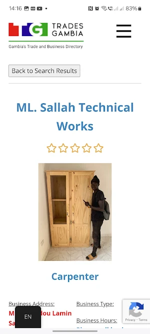 TradesGambia Screenshot 3