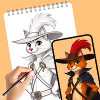 AR Draw Cartoon - Paint Sketch