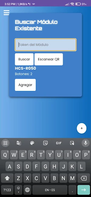 HomeControl Screenshot 2