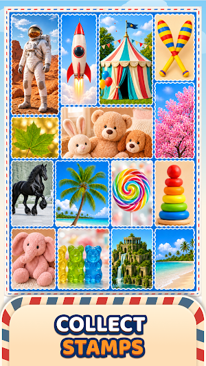 Jigsaw Category Stamps Screenshot 2