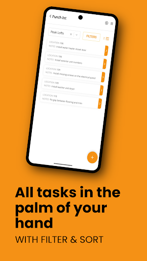 OAC Punch List Screenshot 3