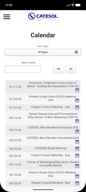 CATESOL Community Screenshot 1