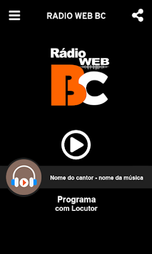 Rádio Web Bc Screenshot 0
