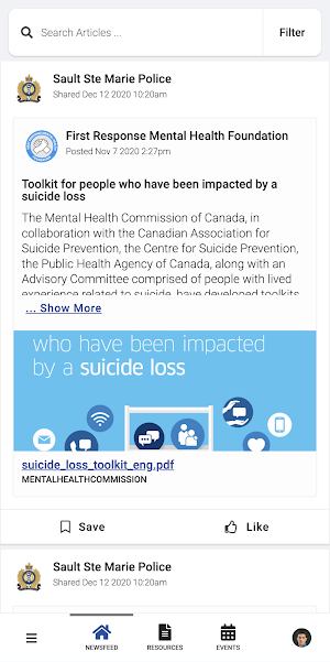 Sault Police PeerConnect Screenshot 1