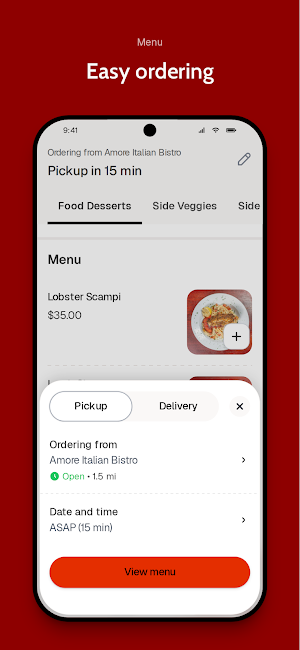Amore Italian Bistro Screenshot 2