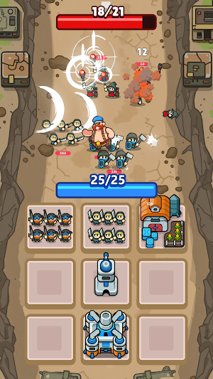 Merge Commander: Idle War Screenshot 1
