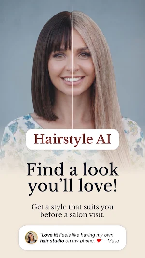 Hairstyle & Hair Color Changer Screenshot 0