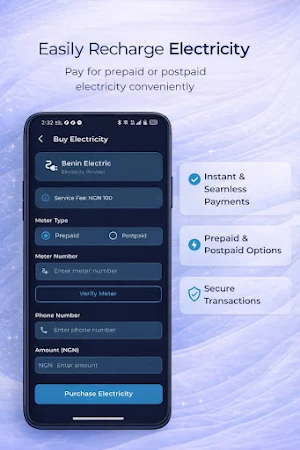 SwiftFolash - Bills & VTU Screenshot 1
