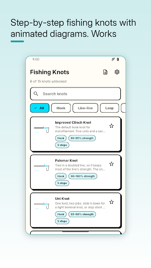 Fishing Knots: Tying Guide Screenshot 1
