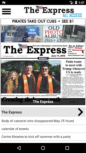 The Express All Access Screenshot 0