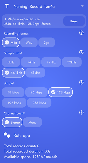 HD Audio & Sound Recorder | 2020 Screenshot 1
