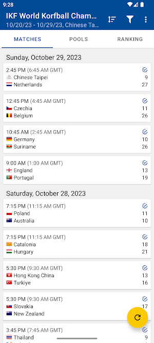 World Korfball Screenshot 1