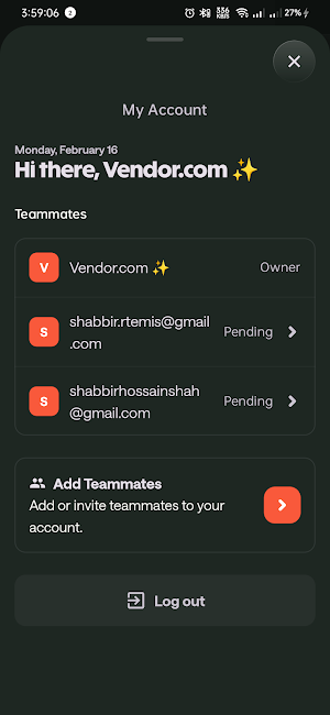 Samedays Screenshot 1