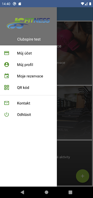 JS fitness Brno Screenshot 2