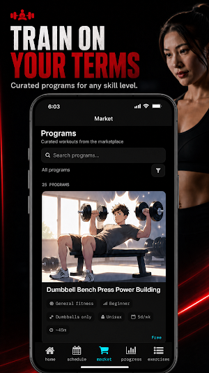 Kensho: Anime Fitness App Screenshot 1