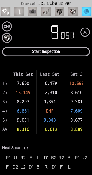 3x3 Cube Solver Screenshot 2
