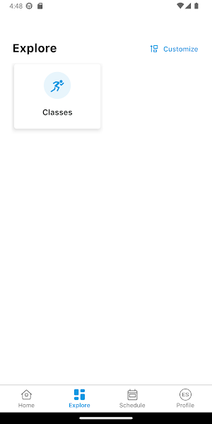 Fitness System Member App Screenshot 1