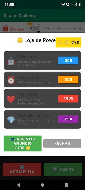 Binary Challenge: Trader Screenshot 3