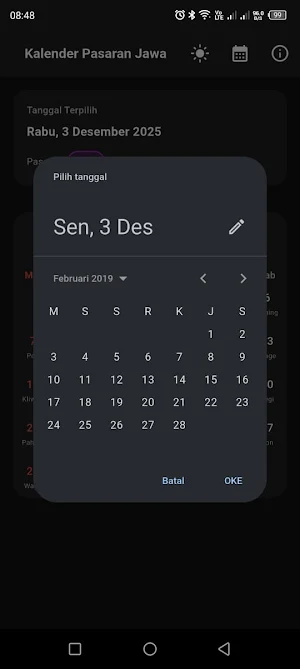 Kalender Pasaran Jawa Screenshot 2