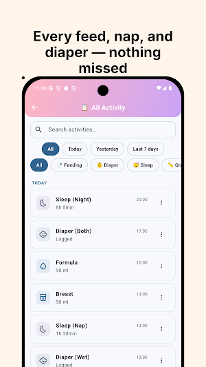 Nourish Baby Screenshot 1