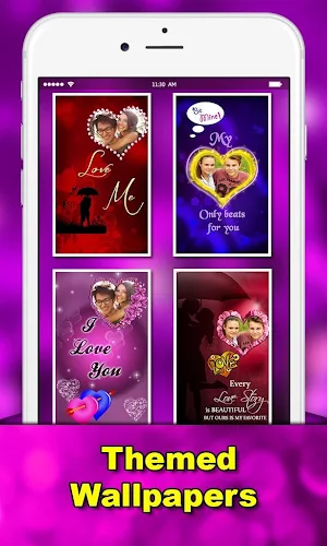 love photo greetings: love Romantic photo frames Screenshot 1