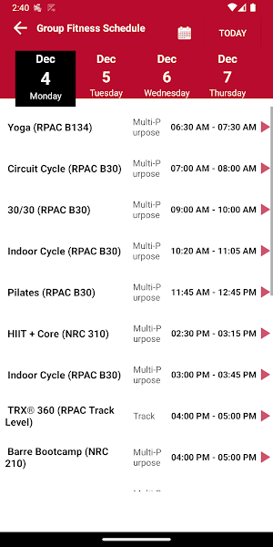 Ohio State Recreational Sports Screenshot 2