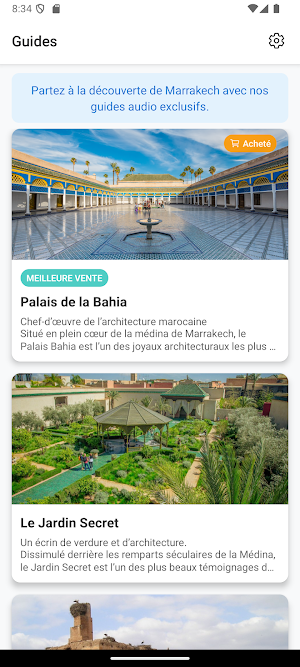 Kalysta Marrakech Audio Guide Screenshot 3